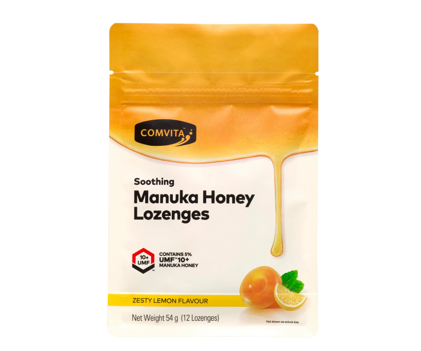 Manuka Honey Lozenges - Lemon & Honey, 12s