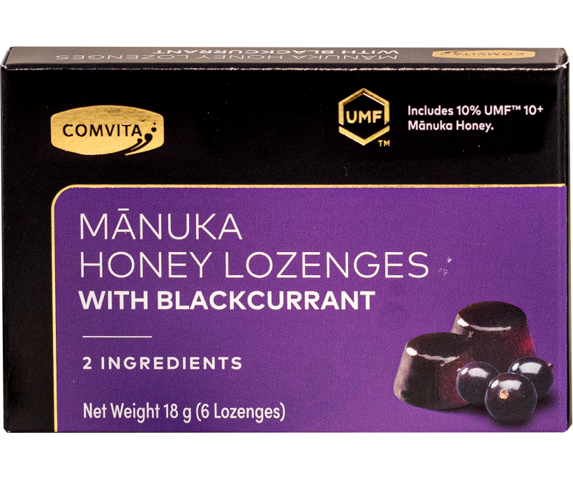 Manuka Honey Lozenges with Blackcurrant, 6s