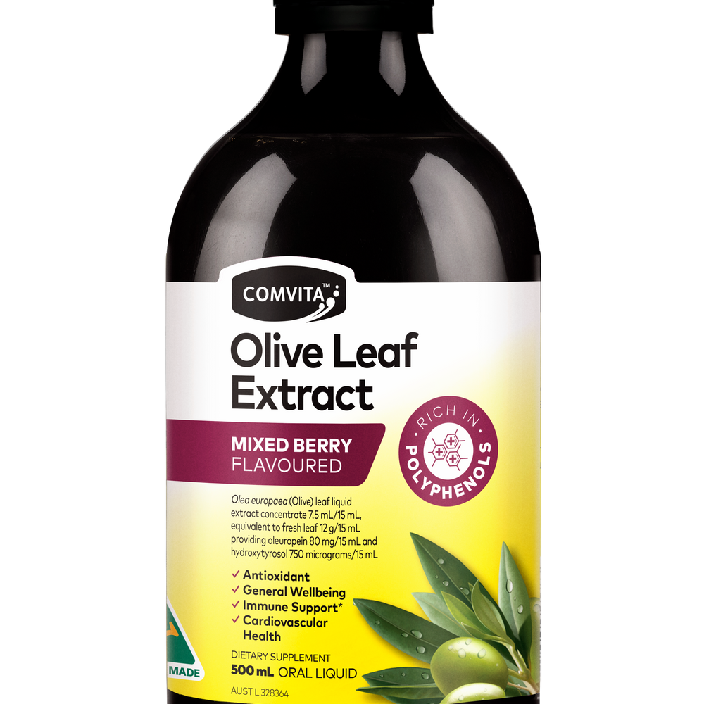 
                  
                    Olive Leaf Extract - Mixed Berry Flavour, 500ml
                  
                