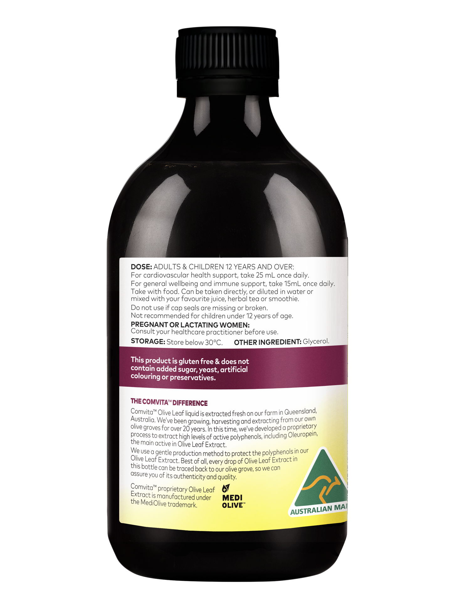 
                  
                    Olive Leaf Extract - Mixed Berry Flavour, 500ml
                  
                
