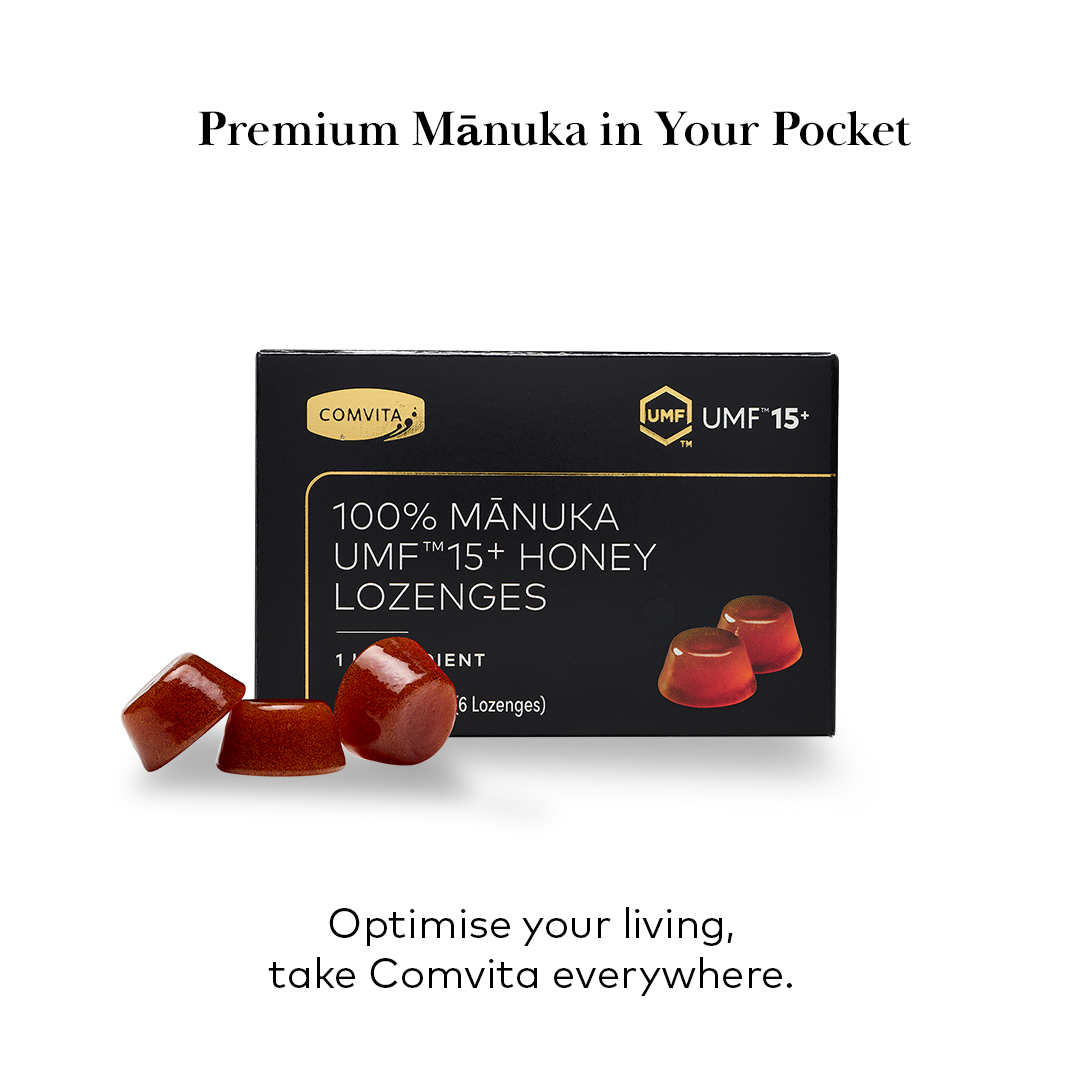 
                  
                    UMFâ„¢ 15+ 100% Pure Manuka Honey Lozenges
                  
                