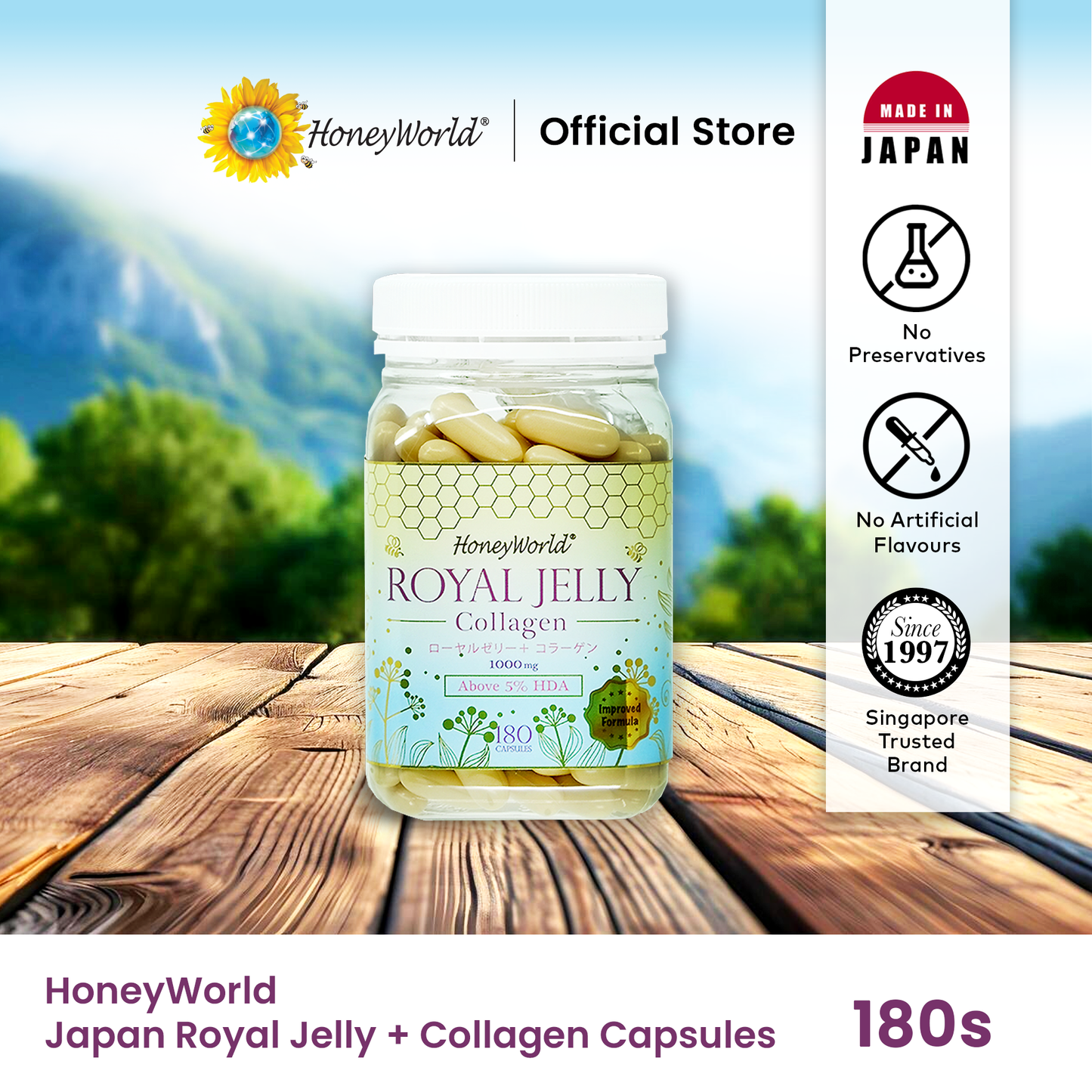 
                  
                    Japan Royal Jelly + Collagen Capsules
                  
                