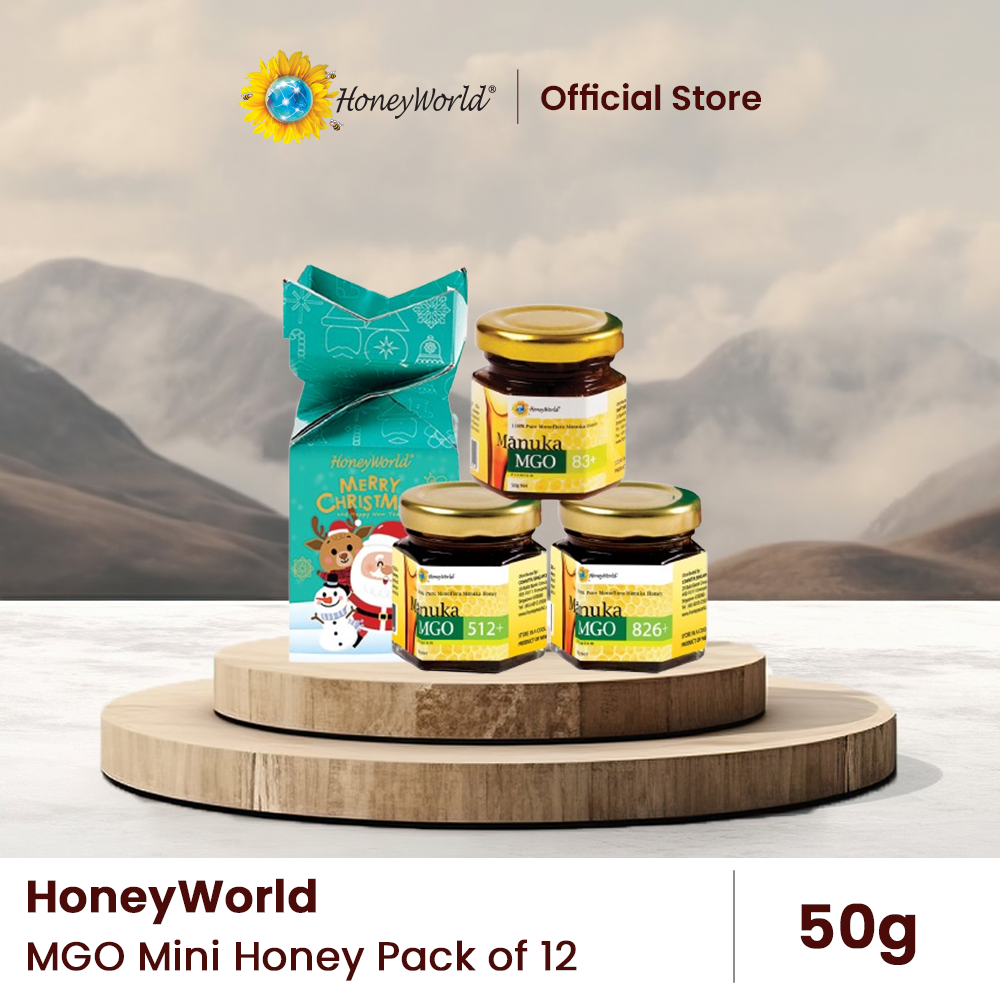 [Buy 10 Get 2 Free] Manuka MGO Mini Honey 50g with Gift Box