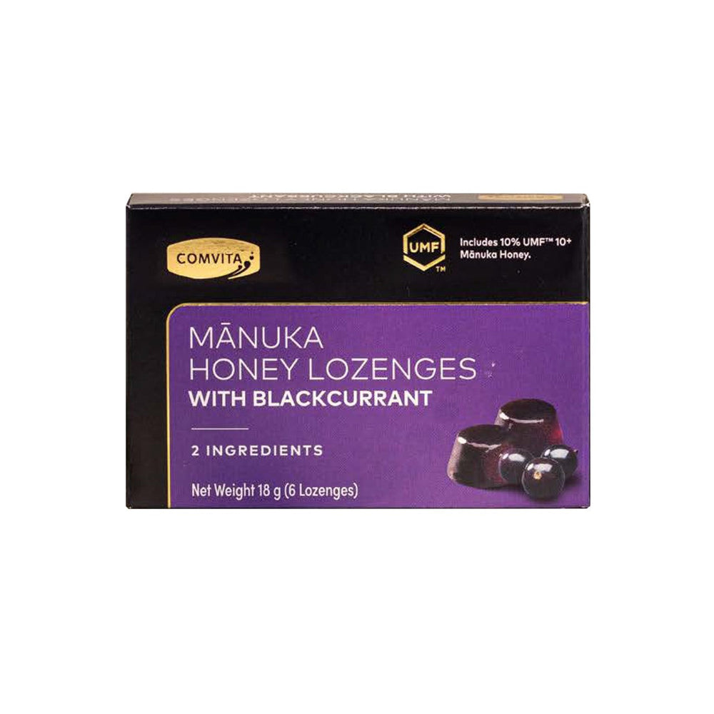 UMFâ„¢ 10+ Manuka Honey Lozenges - Blackcurrant
