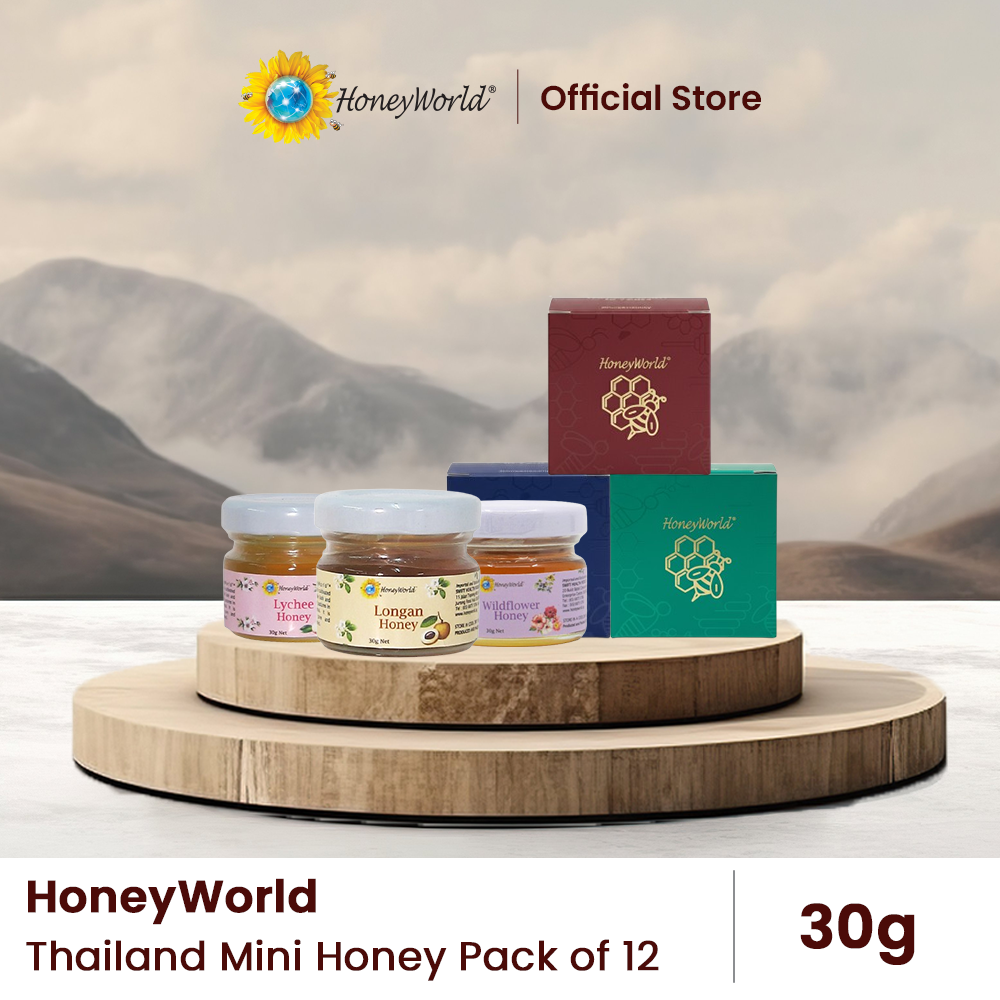[Buy 10 Get 2 Free] Thailand Mini Honey 30g with Gift Box