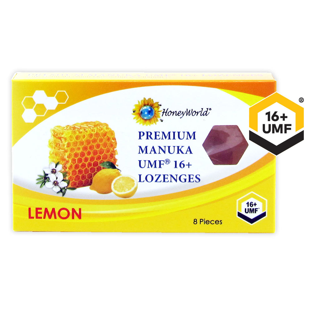 UMF™ 16+ Manuka Honey Lemon Lozenges, 8pcs