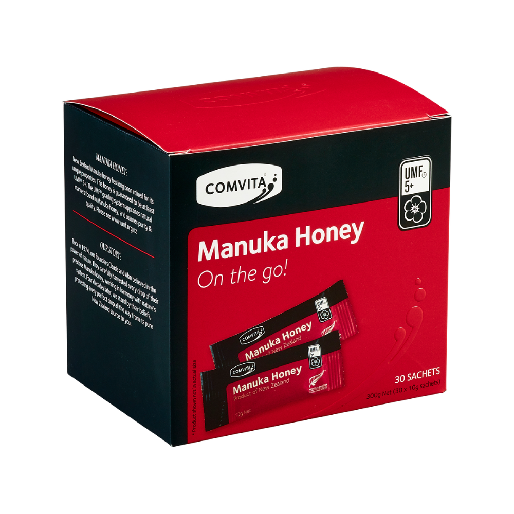 
                  
                    UMF_5_Manuka Honey 30 Sachets_30x10g_Side
                  
                