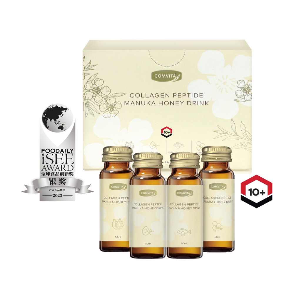 Collagen Peptide Manuka Honey Drink, 8 bottles